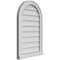 Ekena Millwork Round Top Surface Mount PVC Gable Vent w/ 2"W x 2"P Brickmould Sill Frame, 18"W x 28"H GVPRT18X2803SN - alternate 2